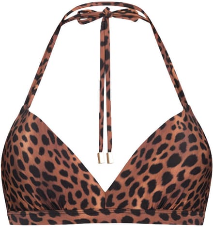 Beachlife Bikinitop - Leopard Lover Halter - Maat 90D