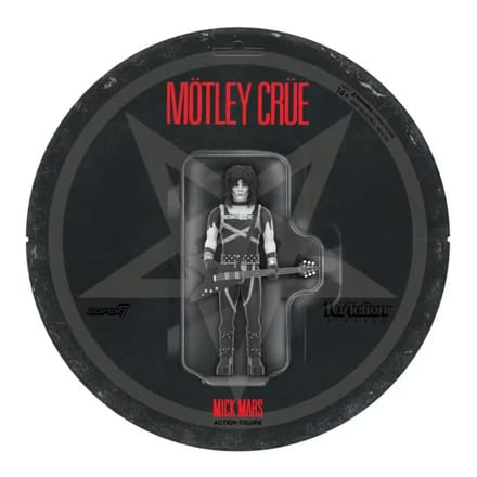 Super7 Motley Crue ReAction Wave 2 - Mick Mars Shout at the Devil Black & White Edition Action Figure