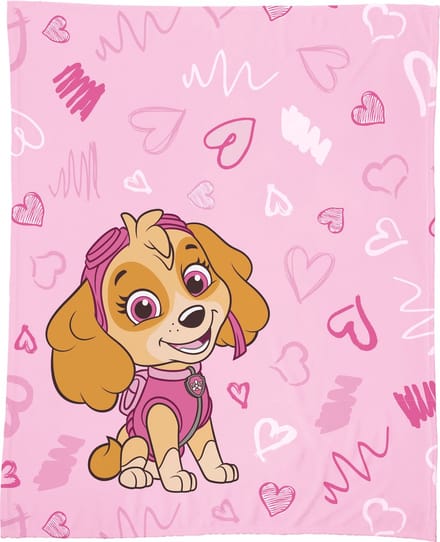 PAW Patrol Fleece plaid, Graffiti - 125 x 150 cm - Polyester