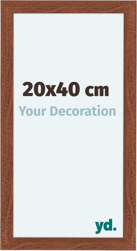 Your Decoration - Fotolijst 20x40 cm - MDF - Walnoot - Como