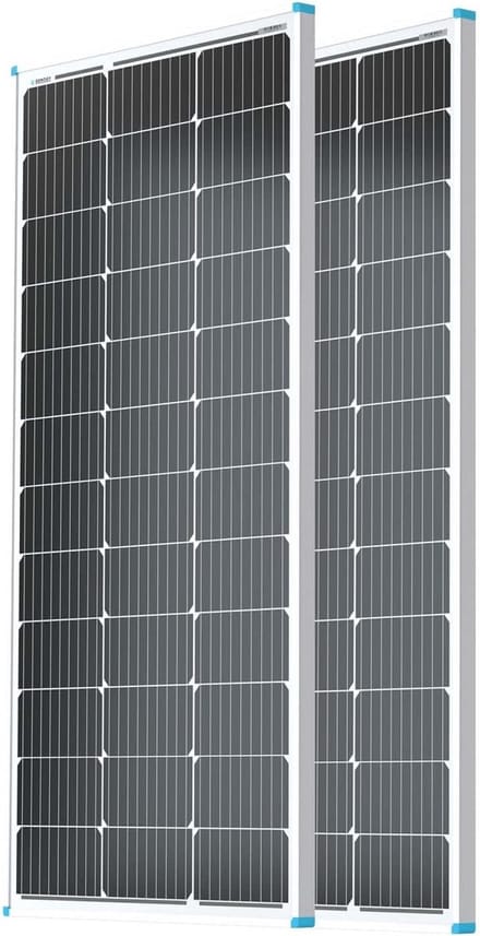 Zonnepaneel 100W, 12V voor Camper en Caravan - Monokristallijne Module