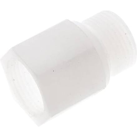Verlengnippel G3/4'' Buitendraad X Binnendraad PVDF 10bar FDA 32mm Hex