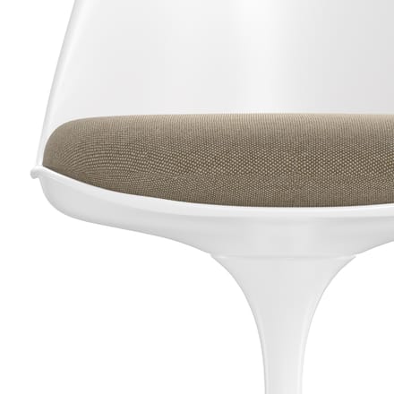 Knoll International Saarinen Tulip Stoel - Hallingdal 65 (220) - ivory beige - wit