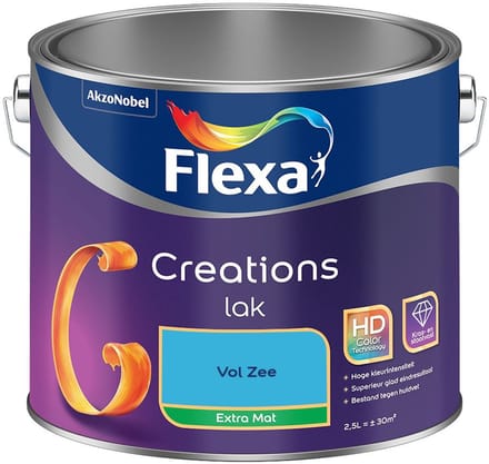 Flexa - Creations Lak Extra Mat - Vol Zee - Mengverf - 2,5 L