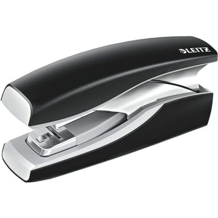 Nietmachine Leitz New NeXXt Softpress, metaal, 30 vellen / 3 mm, met 200 nietjes, zwart