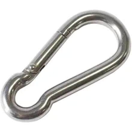 Sencys Karabijnhaak - Rvs - 8x80mm