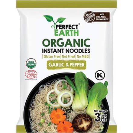 Knoflook&peper instant noedels bio 85g - perfect earth