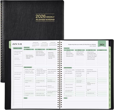 Grote Week- en Maandplanner 2025-2026 Jul '25 T/M Jun '26 Hardcover