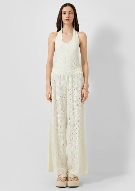 Lace Effect Pants Dames QS