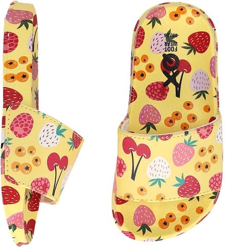 XQ Footwear - Slippers - Fruit - Geel - Multi - Color - Maat 29/30