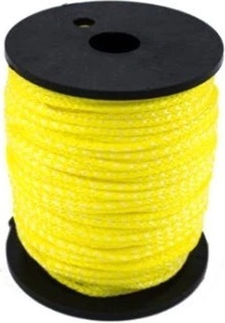 Metseltouw op rol - 50 meter - 1.7mm - Geel