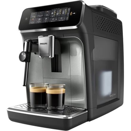 Philips 3300 series EP3329 - automatic coffee machine with milk frother - 15 bar - black panther