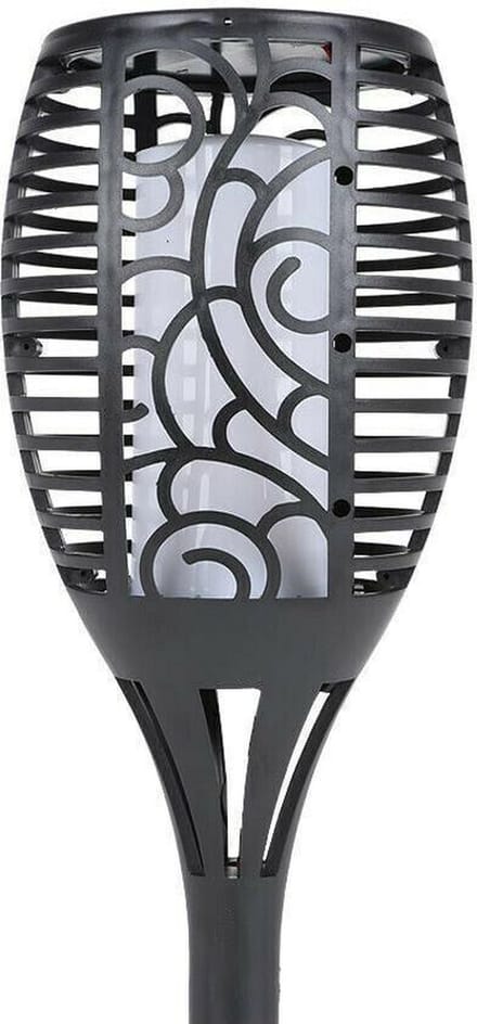Lumineo Solar tuinfakkel ovaal - vlameffect - zonne-energie - 60 cm