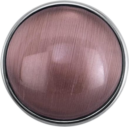 Quiges - Drukknoop Mini 12mm Cateye Paarskleurig - EBCMK058