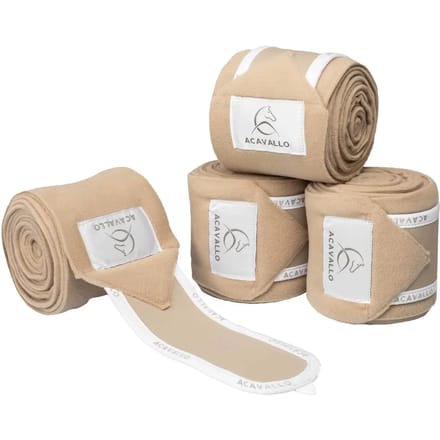 Elastisch verband voor paard fleece Acavallo (x4)
