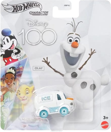 Hot Wheels Disney 100 Years - Frozen: Olaf Character Car