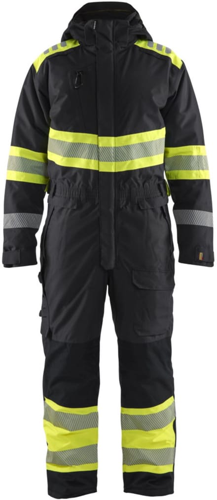 Blaklader 6720-1977 Winter Overall Hi-Vis - Zwart/High Vis Geel - MS