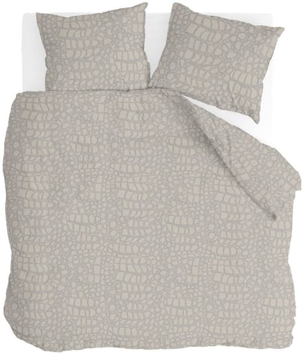 Byrklund Dekbedovertrek Kiki - 240x220 - 80% Polyester / 20% Katoen - Beige