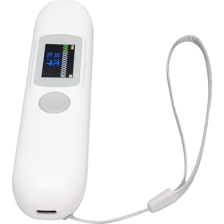 Huisdier Microchip Scanner Bluetooth Dieren Microchip Tag Lezer met 1,14 Inch Kleurenscherm voor Dierenbeheer white