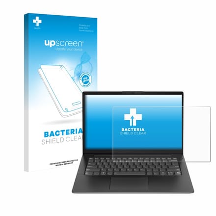upscreen - Screenprotector voor Lenovo V14 Gen 4 - Folie Beschermfolie transparant antibacterieel