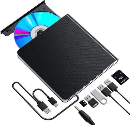 DVD Speler met HDMI - Blu Ray Spelers - Externe DVVD Speler - Zwart - Entertainment