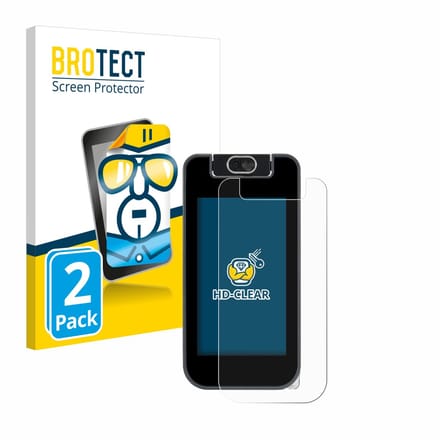 BROTECT - Screenprotector voor Vtech KidiBuzz 3 - Folie Beschermfolie transparant 2 Stuks