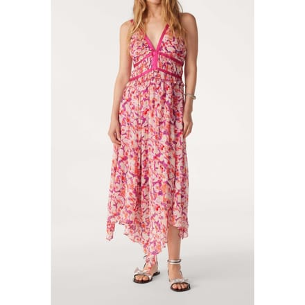 BA&SH Robe Dora Fushia Taglia: M | Maxi abiti Outlet | Donna