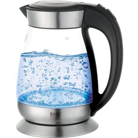 Elektrische waterkoker, glas, 1,7 l