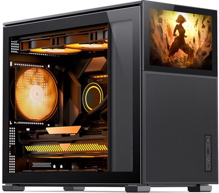 Jonsbo D31 mesh Screen - black - Case - Minitower - Zwart
