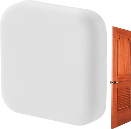 Deurstopper Wandbuffer - Zelfklevend Pad - Muren Beschermen - Schokabsorberend Siliconen - 42x41 mm - Wit