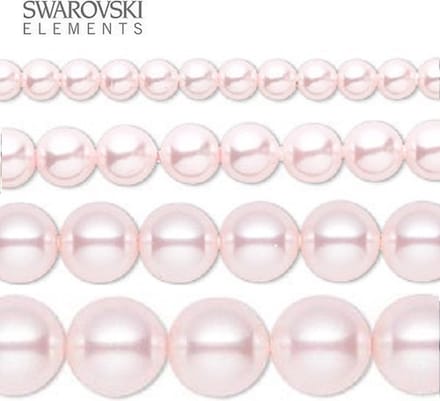 Swarovski Elements, 20 stuks Swarovski Parels, 10mm (20cm), ROSALINE, 5810