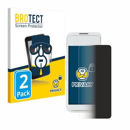 BROTECT - privacy screenprotector voor Pax A920 Pro - Folie Beschermfolie Blauwlichtfilter 2 Stuks