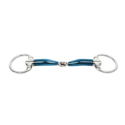 Olijfbit voor paarden Trust Sweet Iron Eggbutt Bradoon Jointed 16