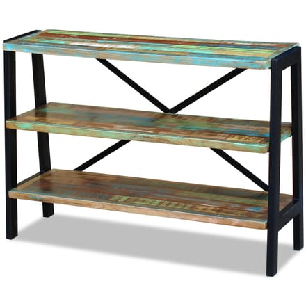 vidaXL - Dressoir - 3 - schappen - massief - gerecycled - hout