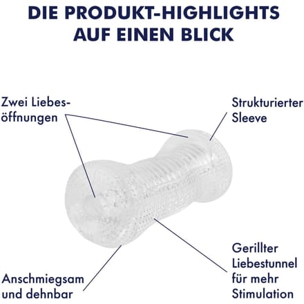 Handzame masturbator, 12 cm