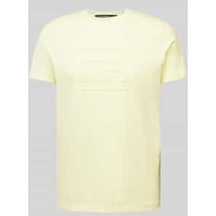 T-shirt met labeldetail