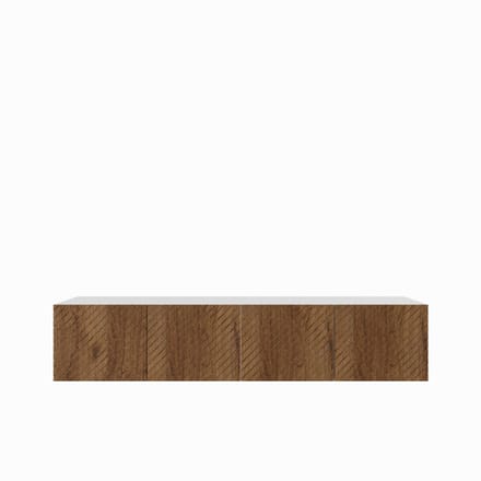 TV-kast Nicole 200 (2x100) cm (wit + catania)