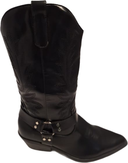 SALINYANG BLACK LADY COWBOYBOOTS MET RIEM EMN RITS SIZE 40