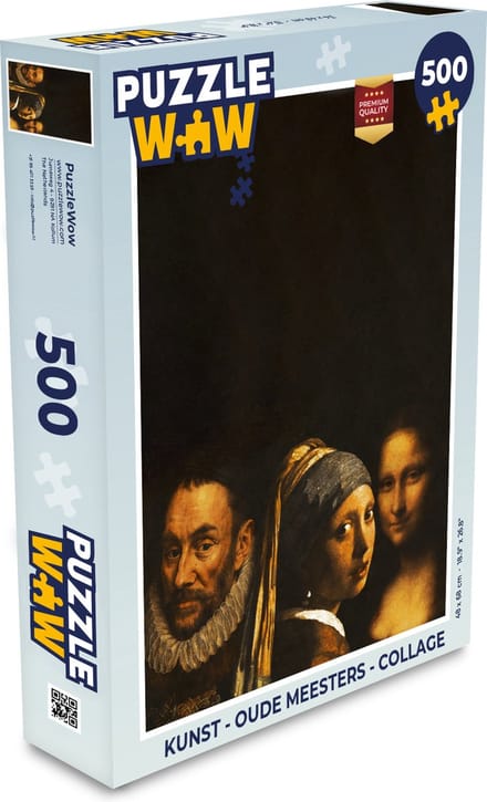 Puzzel Kunst - Oude meesters - Collage - Legpuzzel - Puzzel 500 stukjes