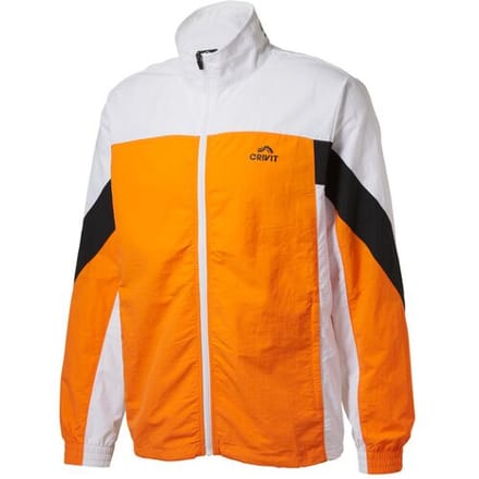 CRIVIT Heren trainingsjack (Wit/oranje, S)