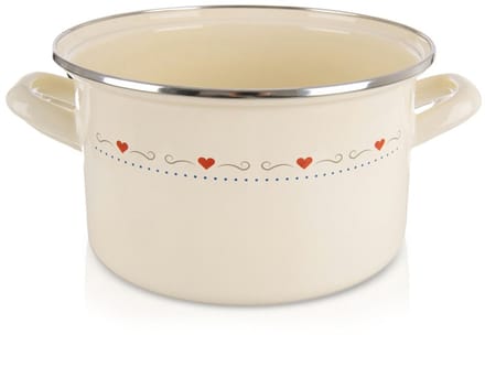 Kookpan Geëmailleerde Crème TONCA 22 cm, 4 l - Kookpot - Soeppan