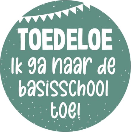 Hippekaartjeswinkel Stickers - Ik ga naar de basisschool - 500 stuks