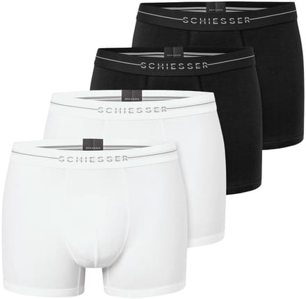 Schiesser Heren retro short / pant 4 pack Cotton Flex
