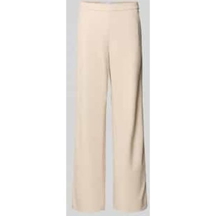 Wide leg stoffen broek met elastische band Model 'PALINA'