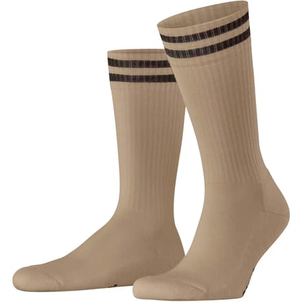 FALKE Dynamic Wool gedessineerd wol sokken unisex beige - maat 46-48