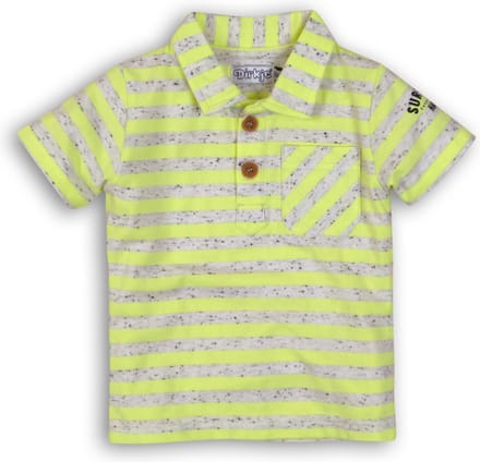 Dirkje Polo Neon Yellow Maat 74