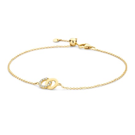Blush 2223YZI - Dames - 14 karaat goud - Armband - Goud - 18 CM