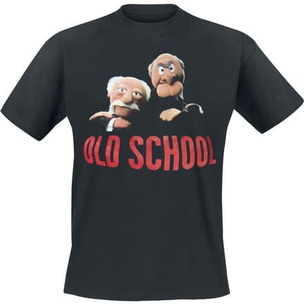 Die Muppets - Disney T-shirt - Old School - M tot 5XL - zwart