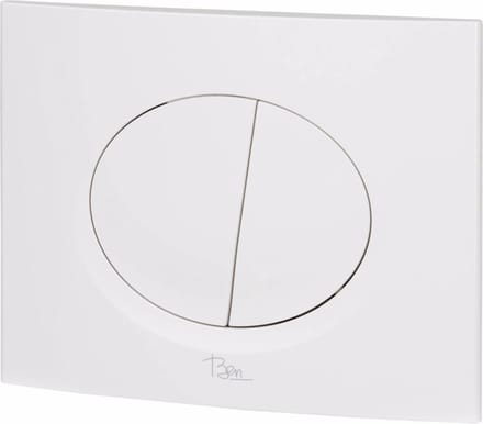 Ben Pro Flush Bedieningspaneel - voor Ben BPF en BPSF Inbouwreservoir - Glans Wit - Drukplaat