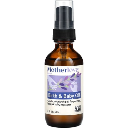 Motherlove, Infant, Maternity and Infant Oil, 2 fl oz (59 ml) black
